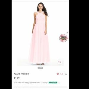 Azazie Kayleigh in blushing pink